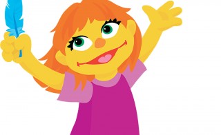 Sesame Street's newest friend Julia