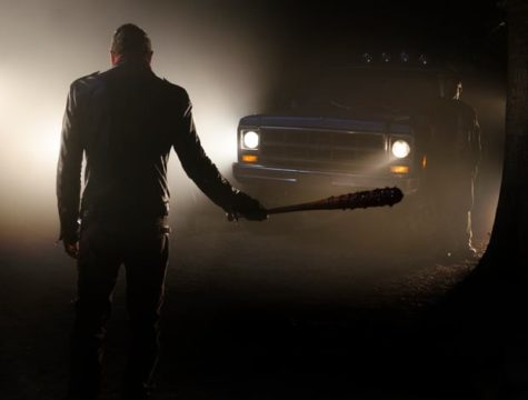 Negan and his bat Lucille.