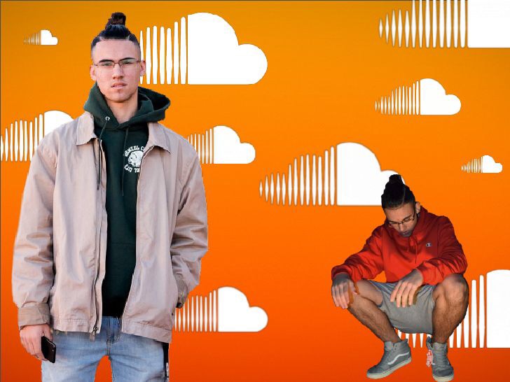 An edit of Paulie with the SoundCloud logos in the background.