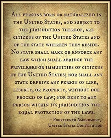amendment fourteenth 14th citizens risk generation 1st twitter noun fred smith