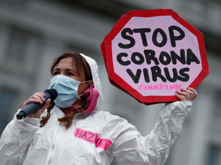 Stop Coronavirus sign