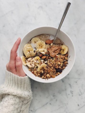 Healthy Breakfast in bowl.