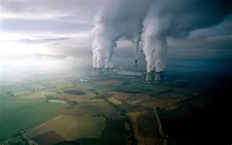 When Pollution Paints the Sky